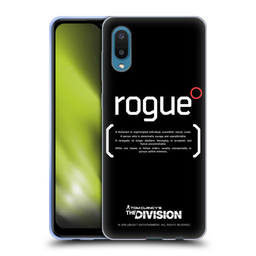 Tom Clancy's The Division Dark Zone Rouge 1 Soft Gel Case for Samsung Galaxy A02/M02 (2021)