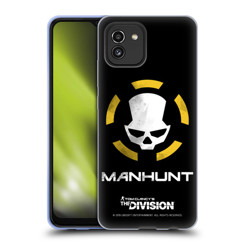 Tom Clancy's The Division Dark Zone Manhunt Logo Soft Gel Case for Samsung Galaxy A03 (2021)