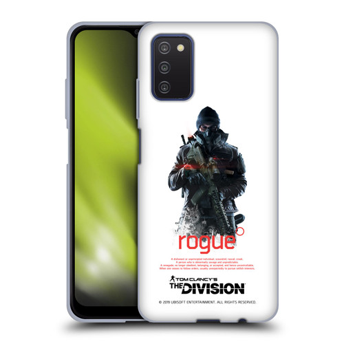 Tom Clancy's The Division Dark Zone Rouge 2 Soft Gel Case for Samsung Galaxy A03s (2021)