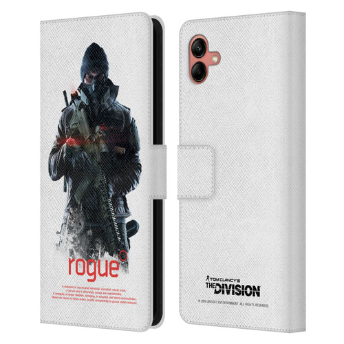 Tom Clancy's The Division Dark Zone Rouge 2 Leather Book Wallet Case Cover For Samsung Galaxy A04 (2022)