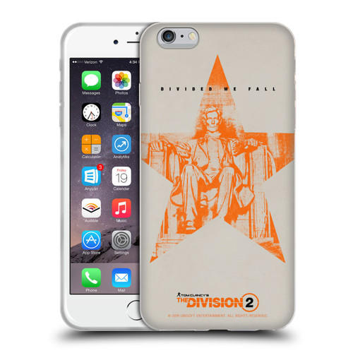 Tom Clancy's The Division 2 Key Art Lincoln Soft Gel Case for Apple iPhone 6 Plus / iPhone 6s Plus