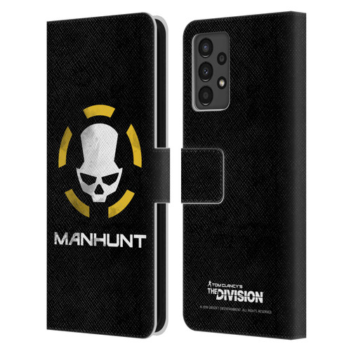 Tom Clancy's The Division Dark Zone Manhunt Logo Leather Book Wallet Case Cover For Samsung Galaxy A13 (2022)