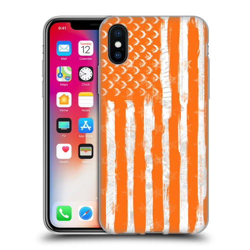 Tom Clancy's The Division 2 Key Art American Flag Soft Gel Case for Apple iPhone X / iPhone XS