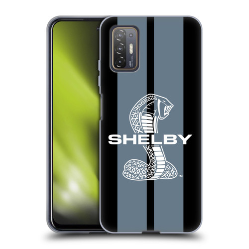 Shelby Car Graphics Gray Soft Gel Case for HTC Desire 21 Pro 5G