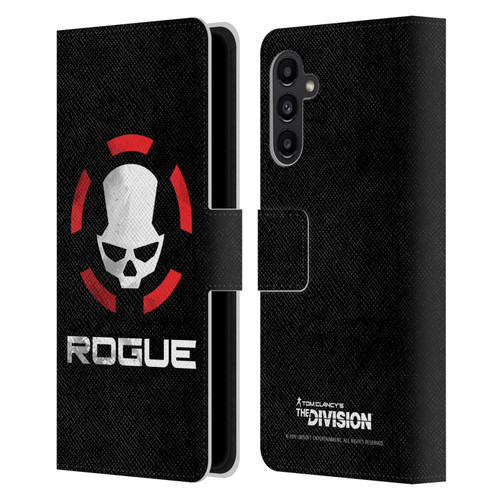 Tom Clancy's The Division Dark Zone Rouge Logo Leather Book Wallet Case Cover For Samsung Galaxy A13 5G (2021)