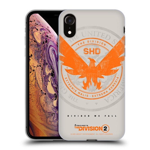 Tom Clancy's The Division 2 Key Art Phoenix US Seal Soft Gel Case for Apple iPhone XR