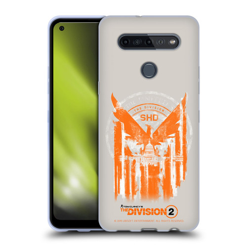 Tom Clancy's The Division 2 Key Art Phoenix Capitol Building Soft Gel Case for LG K51S