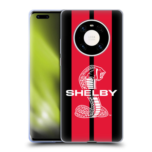 Shelby Car Graphics Red Soft Gel Case for Huawei Mate 40 Pro 5G