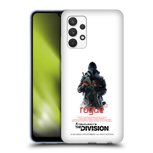 Tom Clancy's The Division Dark Zone Rouge 2 Soft Gel Case for Samsung Galaxy A32 (2021)