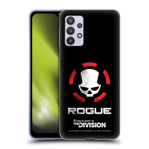 Tom Clancy's The Division Dark Zone Rouge Logo Soft Gel Case for Samsung Galaxy A32 5G / M32 5G (2021)
