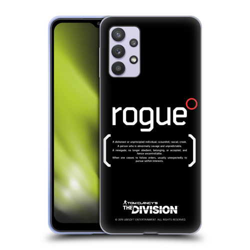 Tom Clancy's The Division Dark Zone Rouge 1 Soft Gel Case for Samsung Galaxy A32 5G / M32 5G (2021)