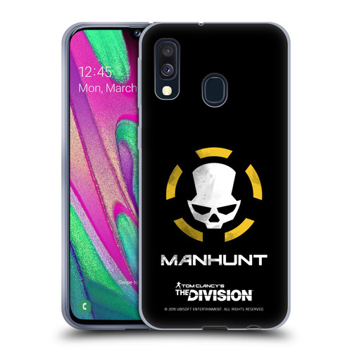 Tom Clancy's The Division Dark Zone Manhunt Logo Soft Gel Case for Samsung Galaxy A40 (2019)