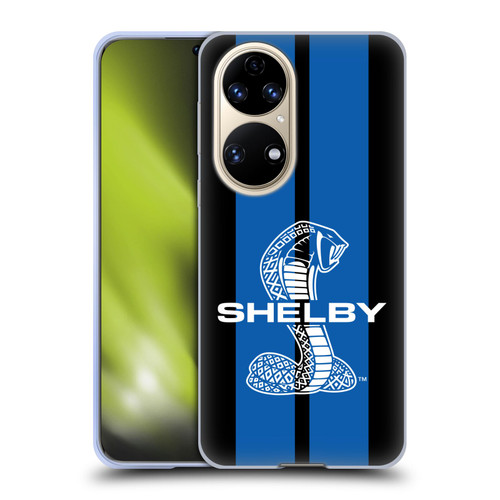 Shelby Car Graphics Blue Soft Gel Case for Huawei P50