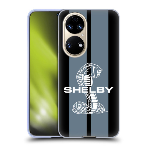 Shelby Car Graphics Gray Soft Gel Case for Huawei P50