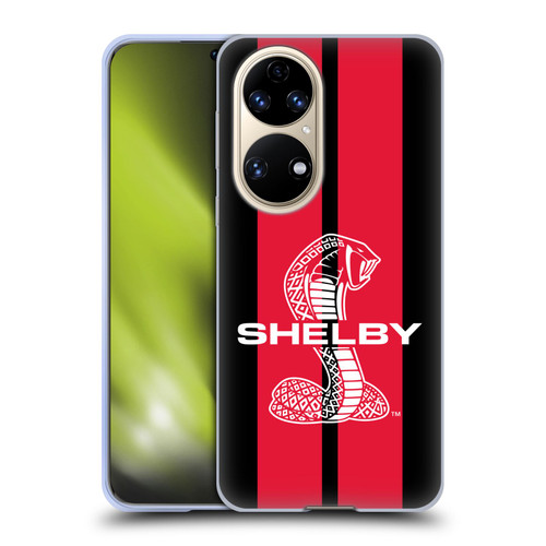 Shelby Car Graphics Red Soft Gel Case for Huawei P50