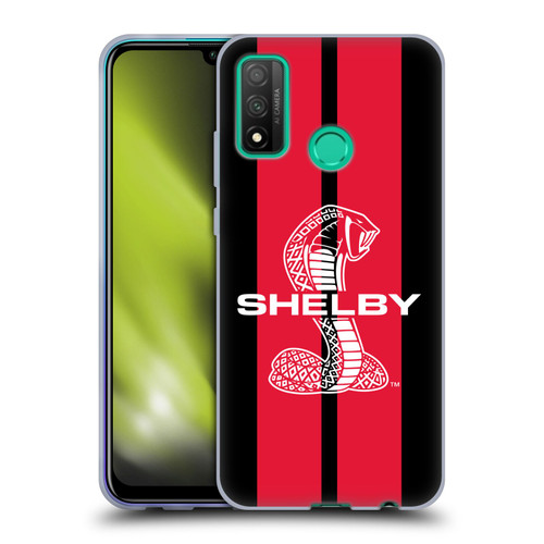 Shelby Car Graphics Red Soft Gel Case for Huawei P Smart (2020)