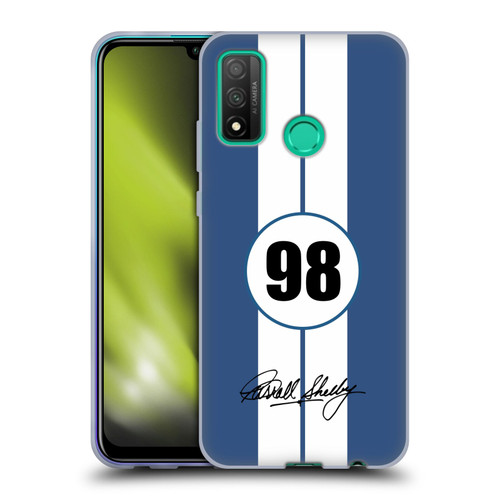 Shelby Car Graphics 1965 427 S/C Blue Soft Gel Case for Huawei P Smart (2020)