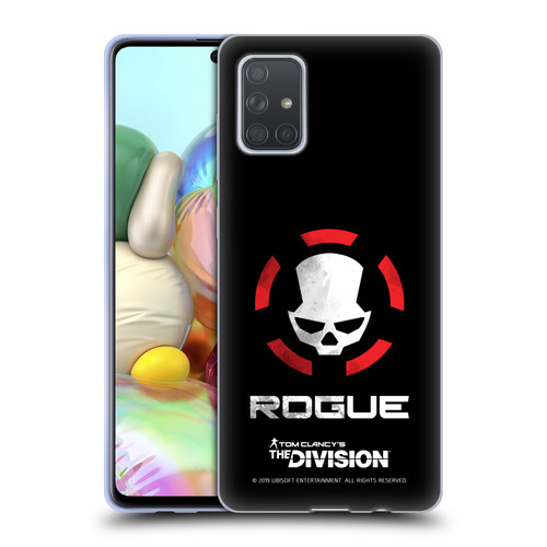 Tom Clancy's The Division Dark Zone Rouge Logo Soft Gel Case for Samsung Galaxy A71 (2019)