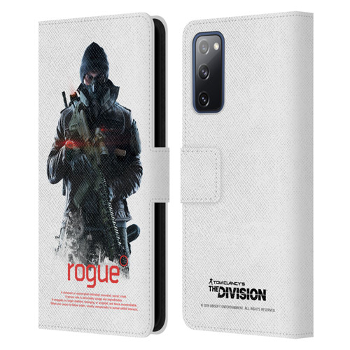 Tom Clancy's The Division Dark Zone Rouge 2 Leather Book Wallet Case Cover For Samsung Galaxy S20 FE / 5G