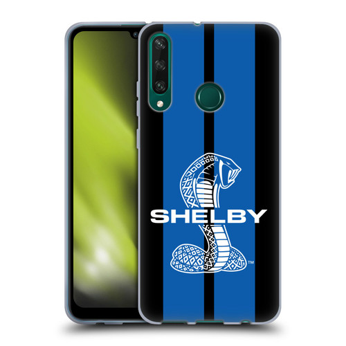 Shelby Car Graphics Blue Soft Gel Case for Huawei Y6p