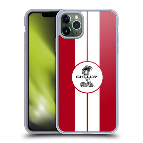 Shelby Car Graphics 1965 427 S/C Red Soft Gel Case for Apple iPhone 11 Pro Max & MagSafe