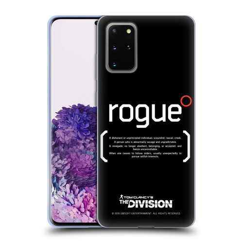 Tom Clancy's The Division Dark Zone Rouge 1 Soft Gel Case for Samsung Galaxy S20+ / S20+ 5G