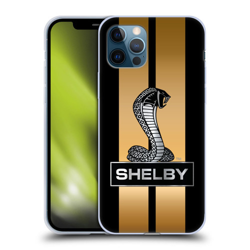 Shelby Car Graphics Gold Soft Gel Case for Apple iPhone 12 / iPhone 12 Pro