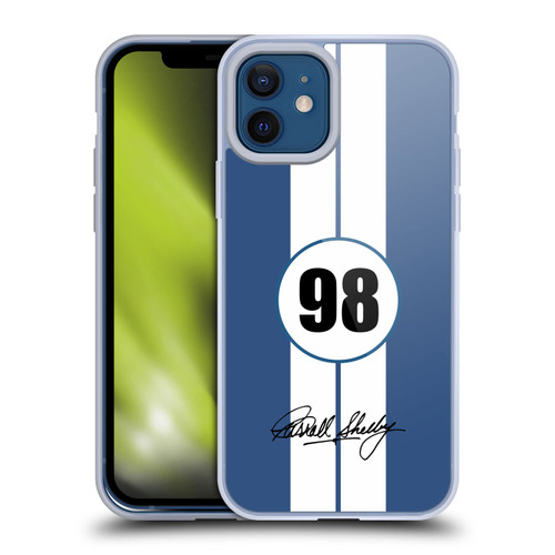 Shelby Car Graphics 1965 427 S/C Blue Soft Gel Case for Apple iPhone 12 / iPhone 12 Pro