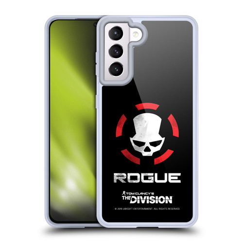 Tom Clancy's The Division Dark Zone Rouge Logo Soft Gel Case for Samsung Galaxy S21 5G