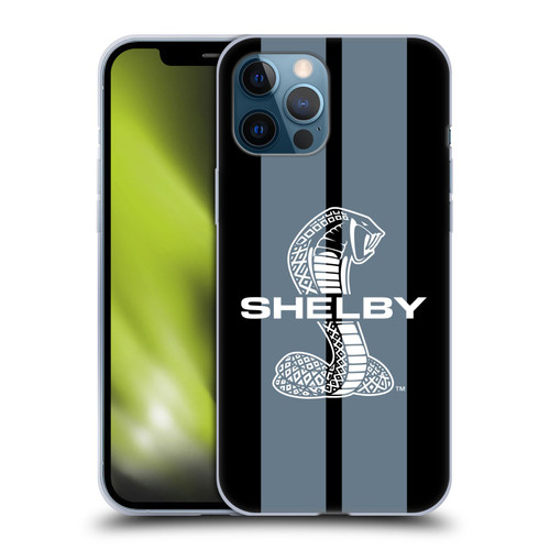 Shelby Car Graphics Gray Soft Gel Case for Apple iPhone 12 Pro Max