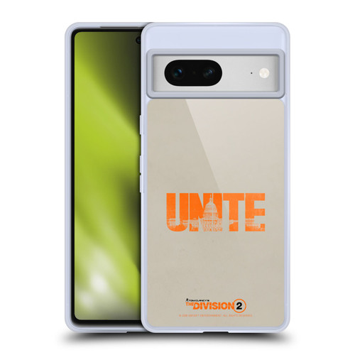 Tom Clancy's The Division 2 Key Art Unite Soft Gel Case for Google Pixel 7