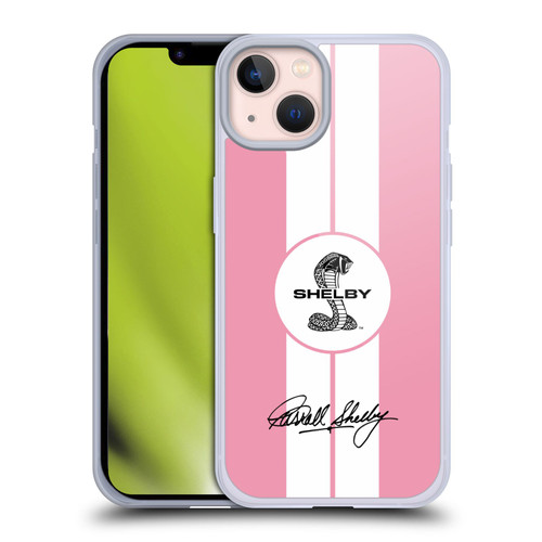 Shelby Car Graphics 1965 427 S/C Pink Soft Gel Case for Apple iPhone 13 & MagSafe