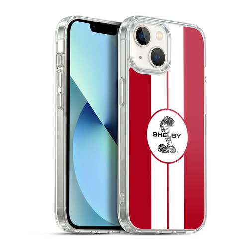 Shelby Car Graphics 1965 427 S/C Red Soft Gel Case for Apple iPhone 13