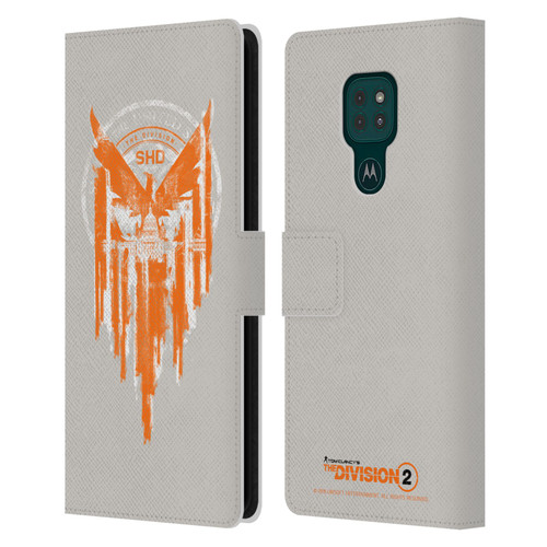 Tom Clancy's The Division 2 Key Art Phoenix Capitol Building Leather Book Wallet Case Cover For Motorola Moto G9 Play