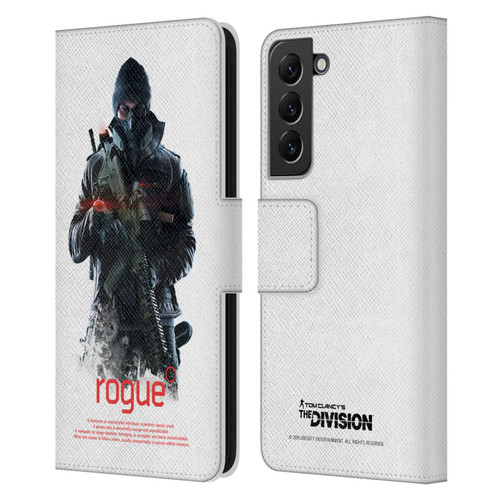 Tom Clancy's The Division Dark Zone Rouge 2 Leather Book Wallet Case Cover For Samsung Galaxy S22+ 5G