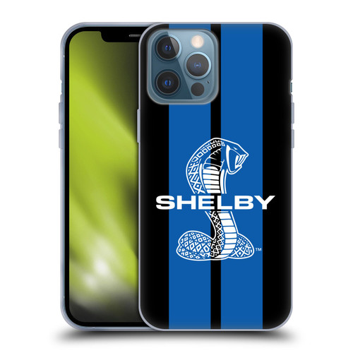 Shelby Car Graphics Blue Soft Gel Case for Apple iPhone 13 Pro Max
