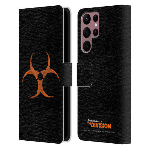 Tom Clancy's The Division Dark Zone Virus Leather Book Wallet Case Cover For Samsung Galaxy S22 Ultra 5G