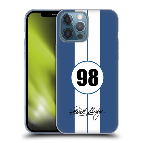 Shelby Car Graphics 1965 427 S/C Blue Soft Gel Case for Apple iPhone 13 Pro Max