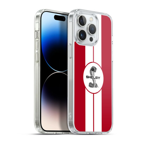 Shelby Car Graphics 1965 427 S/C Red Soft Gel Case for Apple iPhone 13 Pro Max & MagSafe