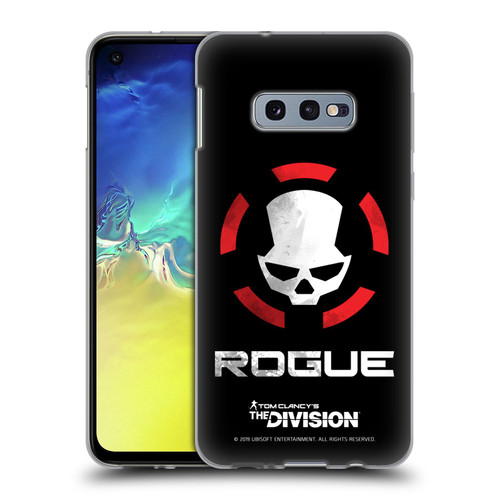 Tom Clancy's The Division Dark Zone Rouge Logo Soft Gel Case for Samsung Galaxy S10e