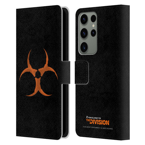 Tom Clancy's The Division Dark Zone Virus Leather Book Wallet Case Cover For Samsung Galaxy S23 Ultra 5G