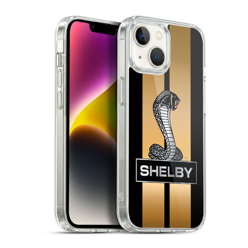 Shelby Car Graphics Gold Soft Gel Case for Apple iPhone 14