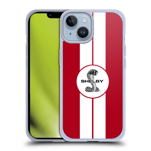 Shelby Car Graphics 1965 427 S/C Red Soft Gel Case for Apple iPhone 14 & MagSafe