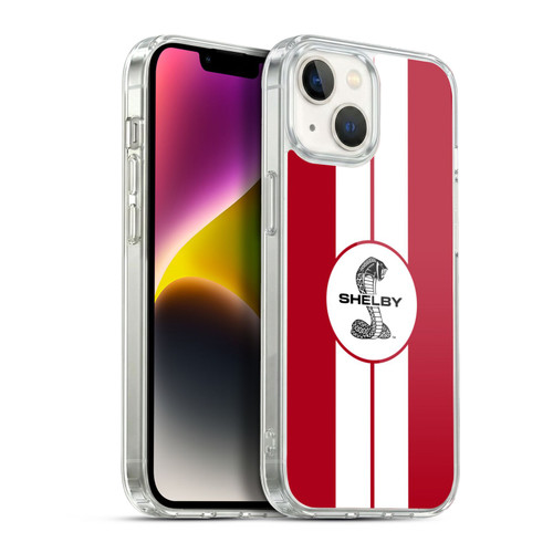 Shelby Car Graphics 1965 427 S/C Red Soft Gel Case for Apple iPhone 14