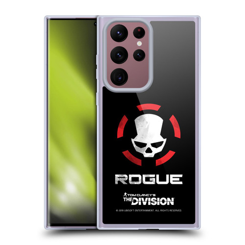 Tom Clancy's The Division Dark Zone Rouge Logo Soft Gel Case for Samsung Galaxy S22 Ultra 5G