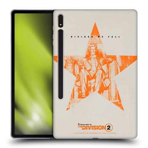 Tom Clancy's The Division 2 Key Art Lincoln Soft Gel Case for Samsung Galaxy Tab S8 Plus