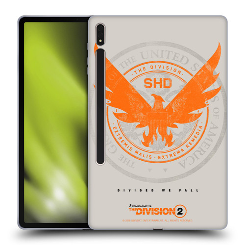 Tom Clancy's The Division 2 Key Art Phoenix US Seal Soft Gel Case for Samsung Galaxy Tab S8 Plus