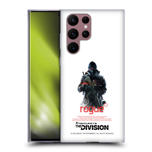 Tom Clancy's The Division Dark Zone Rouge 2 Soft Gel Case for Samsung Galaxy S22 Ultra 5G