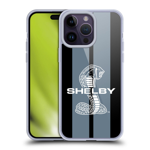 Shelby Car Graphics Gray Soft Gel Case for Apple iPhone 14 Pro Max & MagSafe