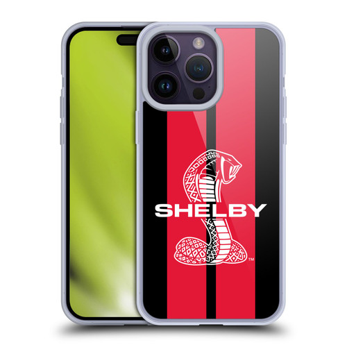 Shelby Car Graphics Red Soft Gel Case for Apple iPhone 14 Pro Max & MagSafe